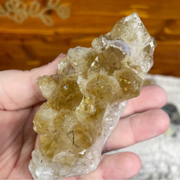 Amethyst and citrine cluster - Picture 3 of 15